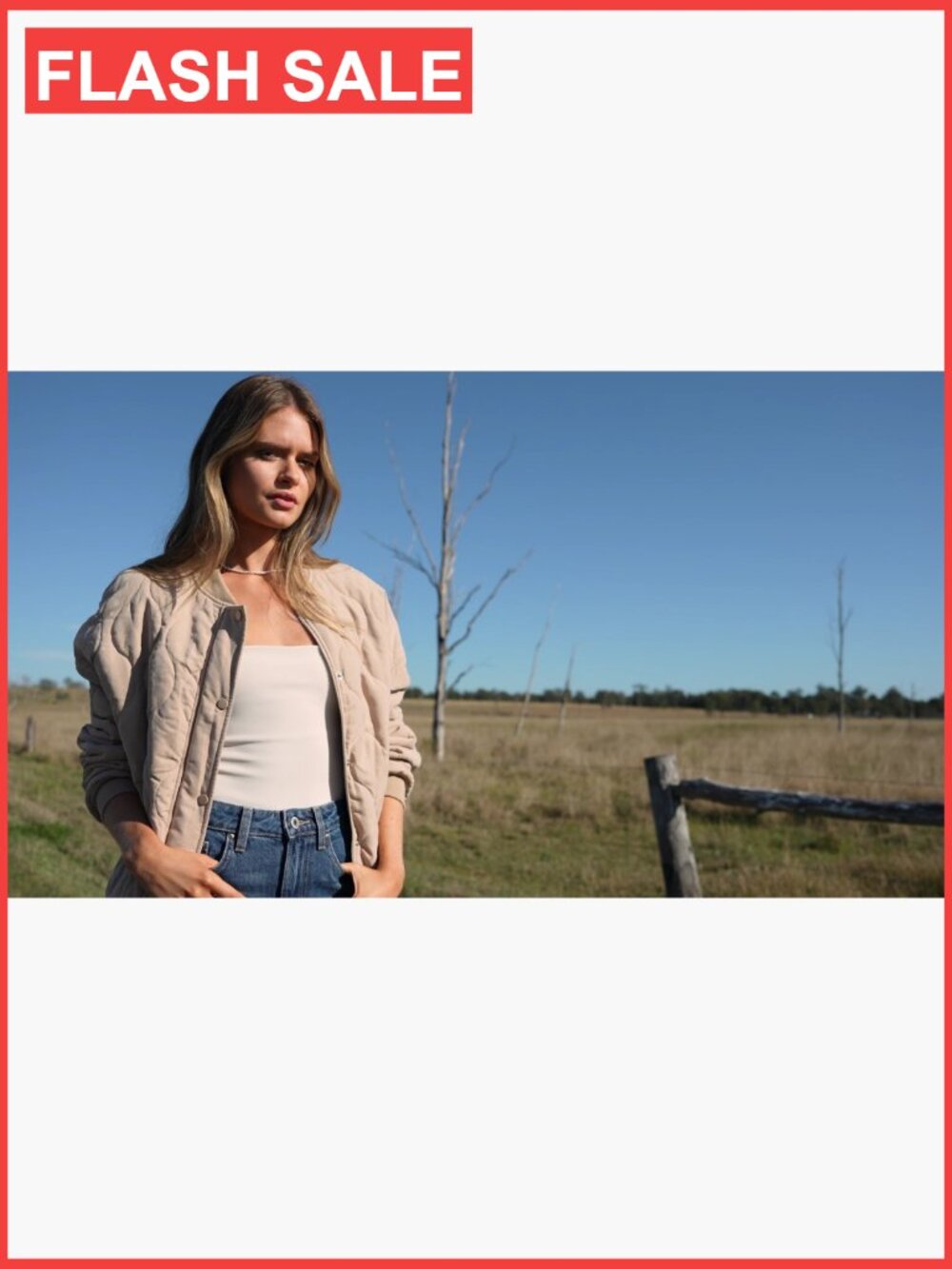 Quilted Bomber Jacket Lightweight Cropped Zip Up Puffer Coat with Pockets - Picture 6 of 7